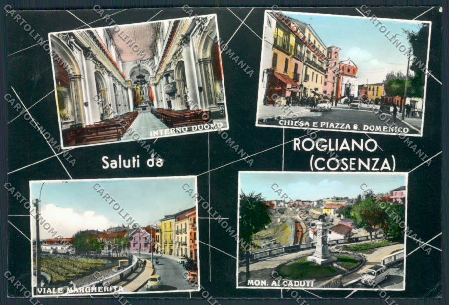 Cosenza Rogliano Saluti da FG foto cartolina MV8757 – fronte