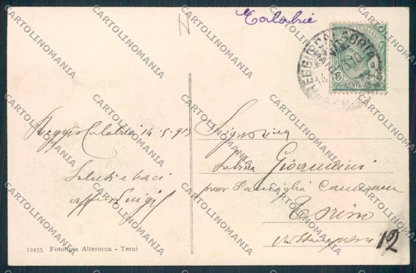 Reggio Calabria città Poste cartolina MV8783 – retro