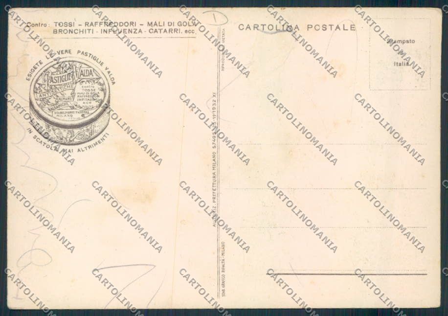 Reggio Calabria città FG cartolina MV8788 – retro