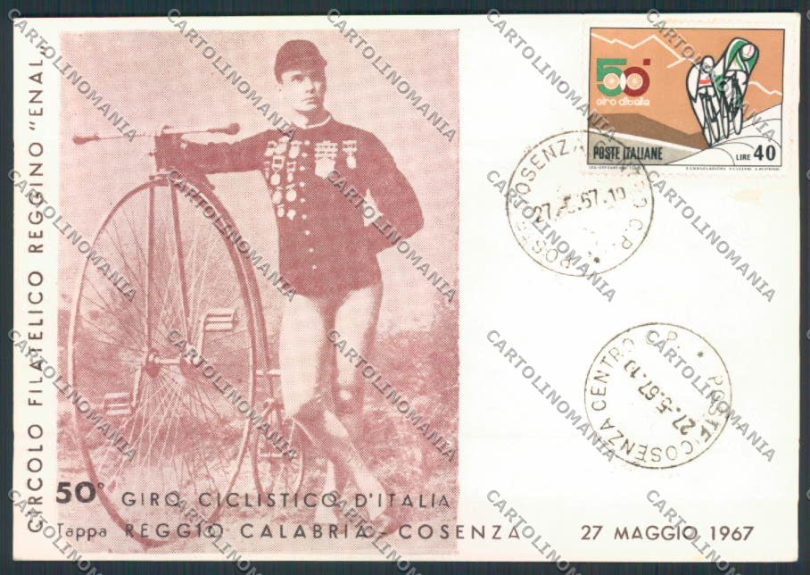 Reggio Calabria Ciclismo Sport FG cartolina MV8791 – fronte
