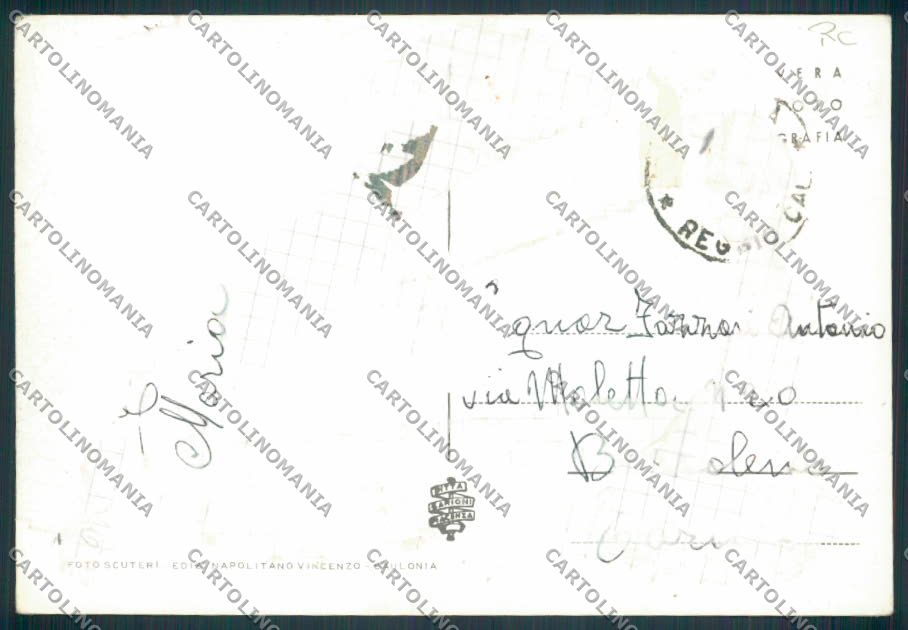 Reggio Calabria Caulonia ABRASA FG foto cartolina MV8813 – retro
