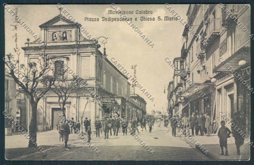 Vibo Valentia città PIEGHINA STRAPPO cartolina MV8828 – fronte