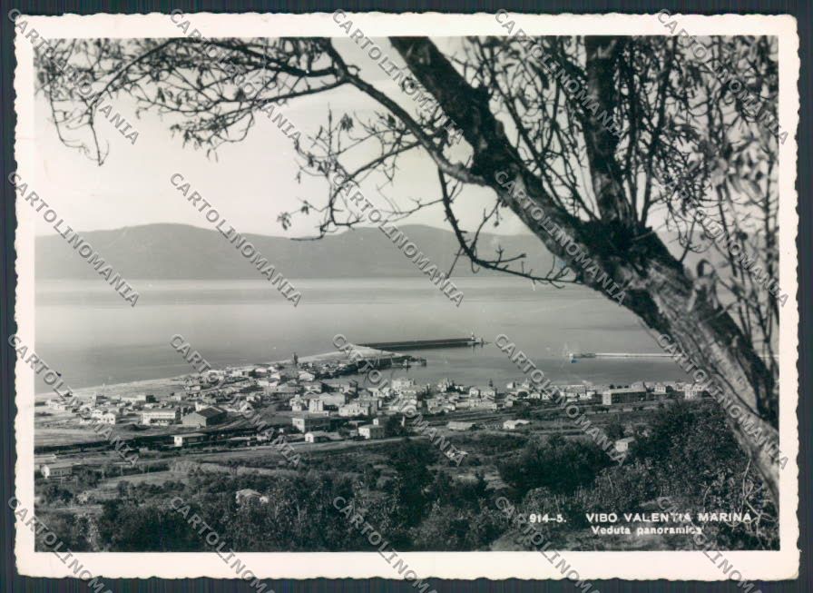 Vibo Valentia città PIEGA FG foto cartolina MV8829 – fronte