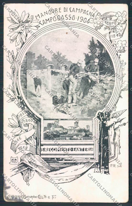 Campobasso città Fanteria cartolina MV8848 – fronte