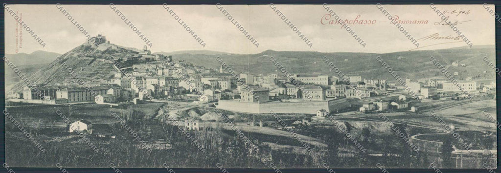Campobasso città Doppia cartolina MV8850 – fronte