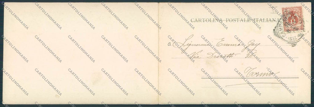 Campobasso città Doppia cartolina MV8850 – retro