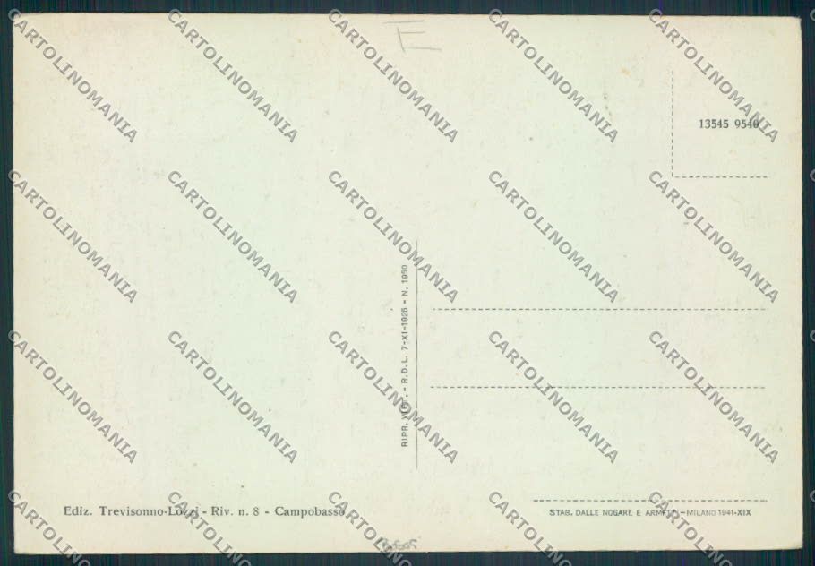 Campobasso città FG cartolina MV8855 – retro