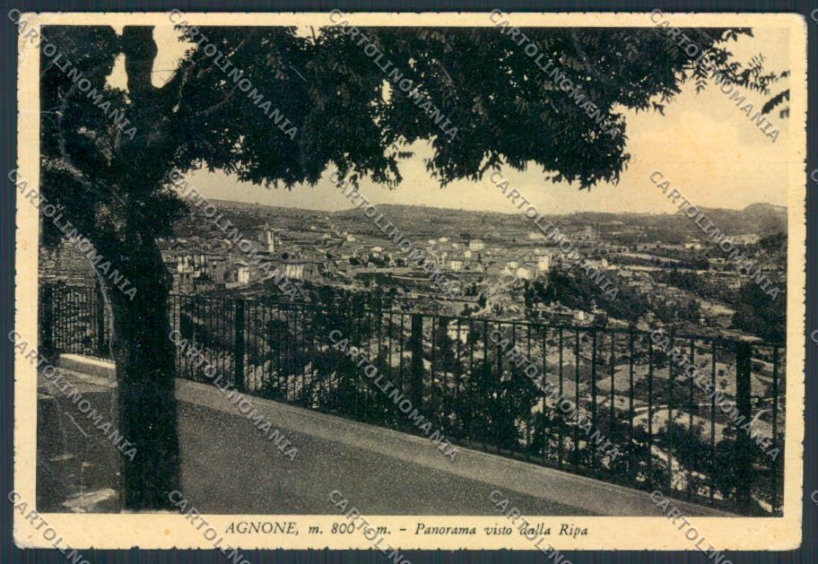 Isernia Agnone PIEGHINE FG cartolina MV8903 – fronte
