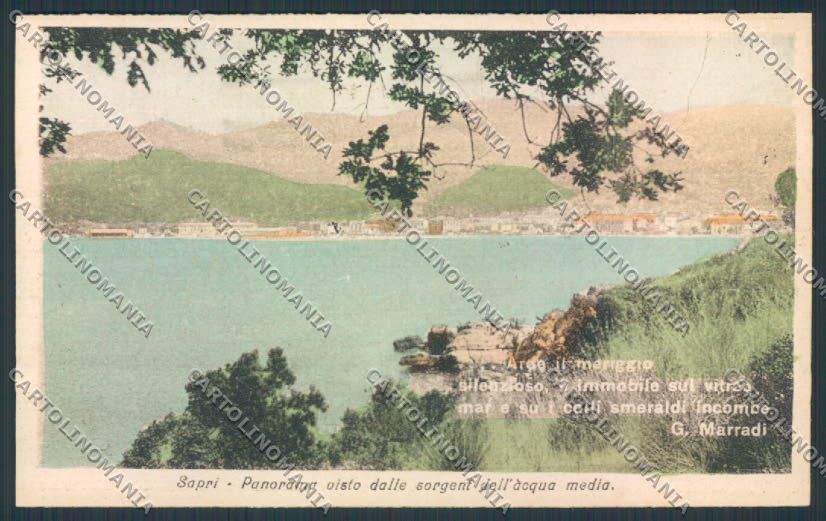 Salerno Sapri cartolina MV8927 – fronte