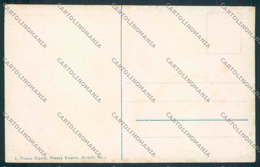 Salerno Amalfi cartolina MV8943 – retro