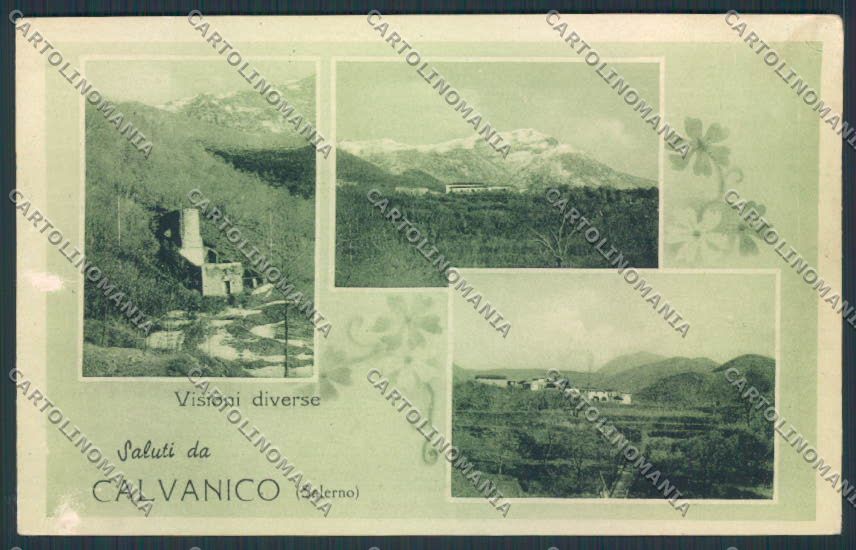 Salerno Calvanico Saluti da ABRASA cartolina MV8978 – fronte