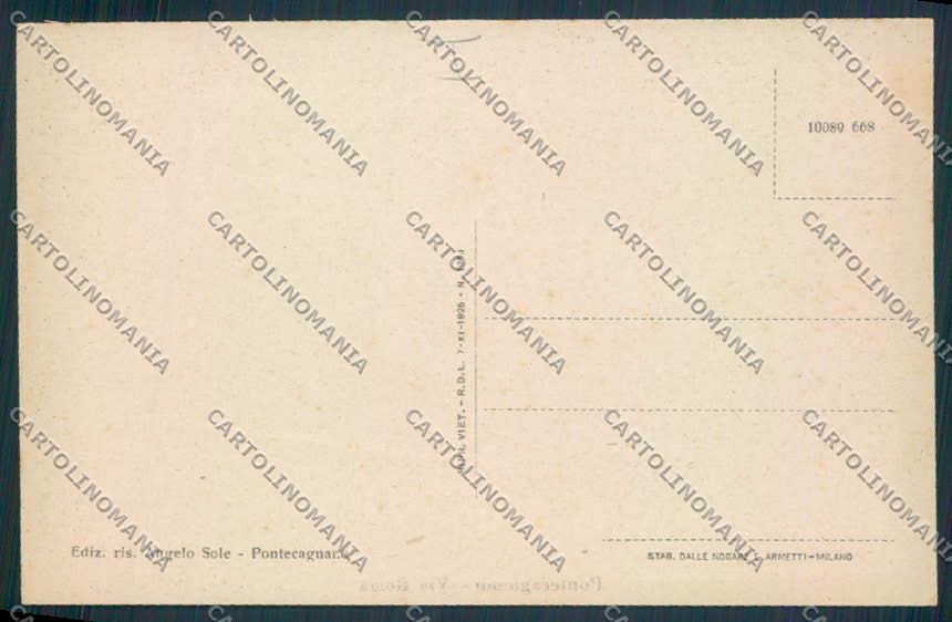 Salerno Pontecagnano cartolina MV8981 – retro
