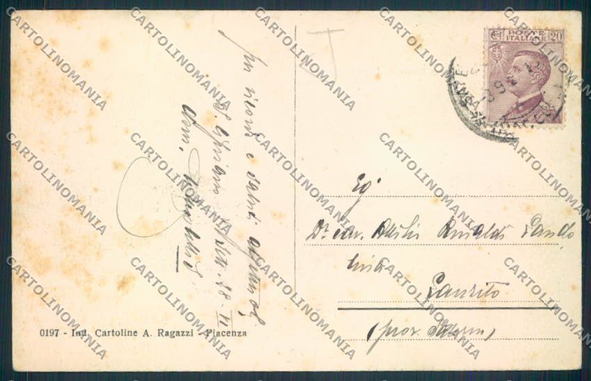 Salerno San Cipriano Picentino Saluti da cartolina MV8999 – retro