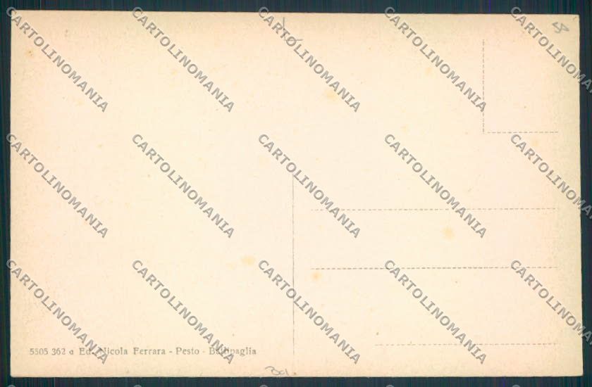 Salerno Pesto Stazione cartolina MV9010 – retro