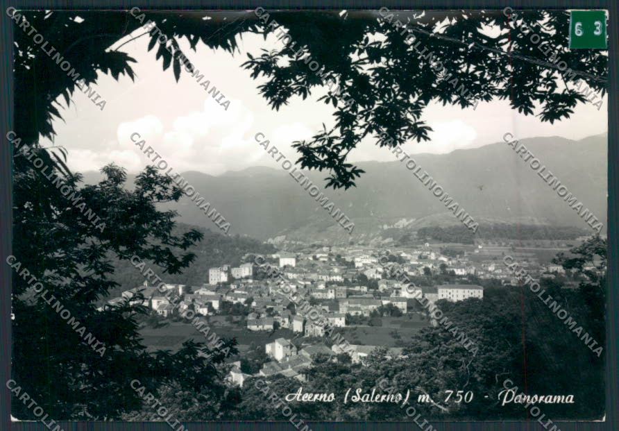 Salerno Acerno ADESIVO PIEGHE FG foto cartolina MV9033 – fronte