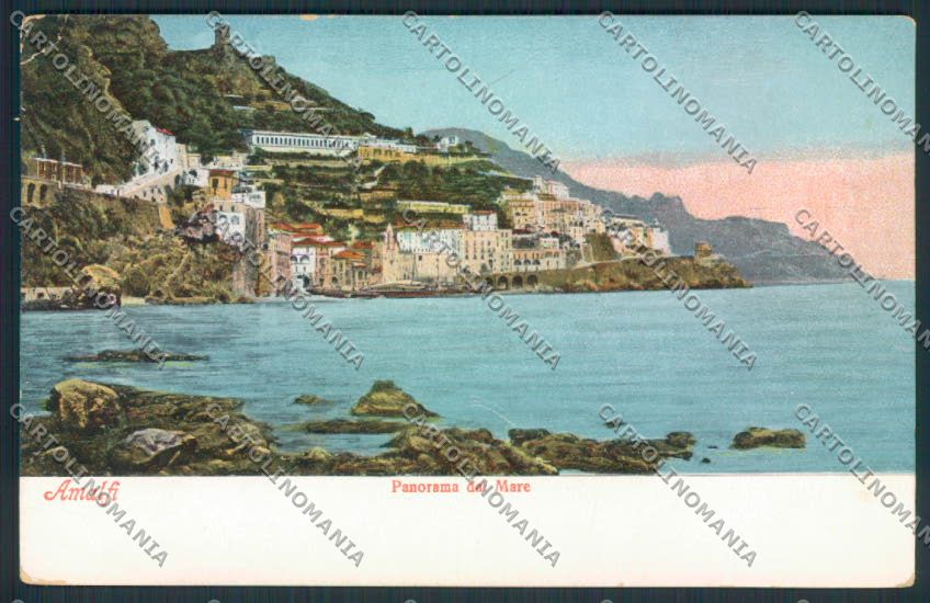 Salerno Amalfi PIEGHINA cartolina MV9058 – fronte
