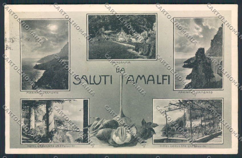 Salerno Amalfi Saluti da cartolina MV9101 – fronte