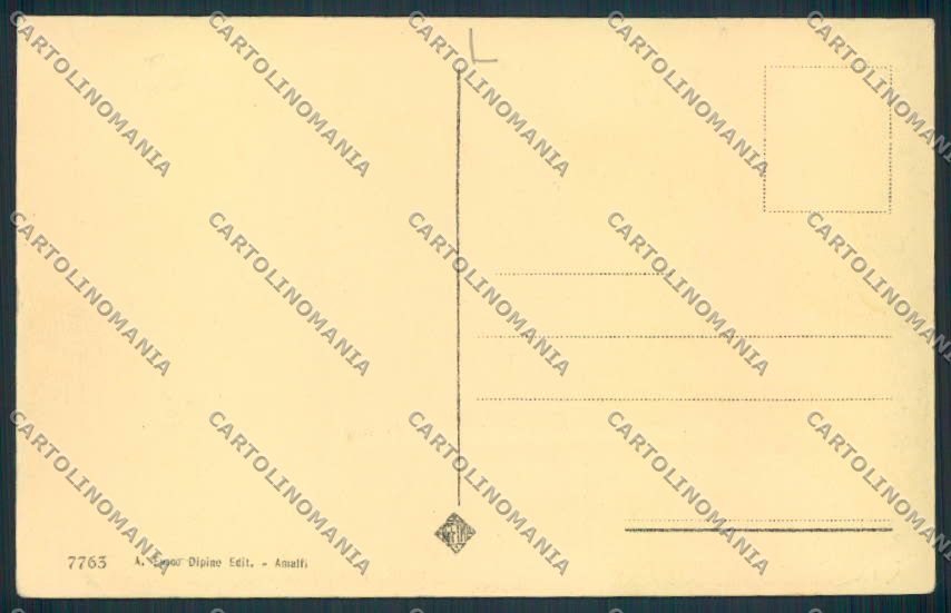 Salerno Amalfi cartolina MV9108 – retro