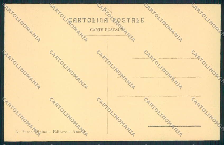 Salerno Amalfi Mercato Frutta cartolina MV9110 – retro