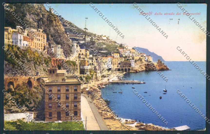 Salerno Amalfi cartolina MV9112 – fronte