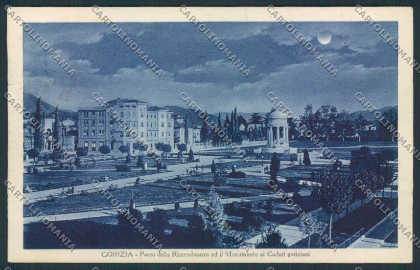 Gorizia città PIEGHINA cartolina MV9127 – fronte