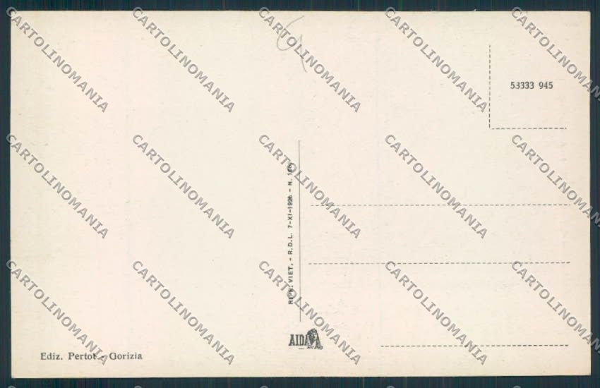Gorizia città cartolina MV9154 – retro
