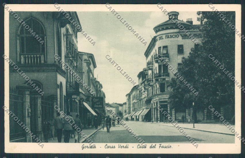 Gorizia città Casa Fascio cartolina MV9158 – fronte