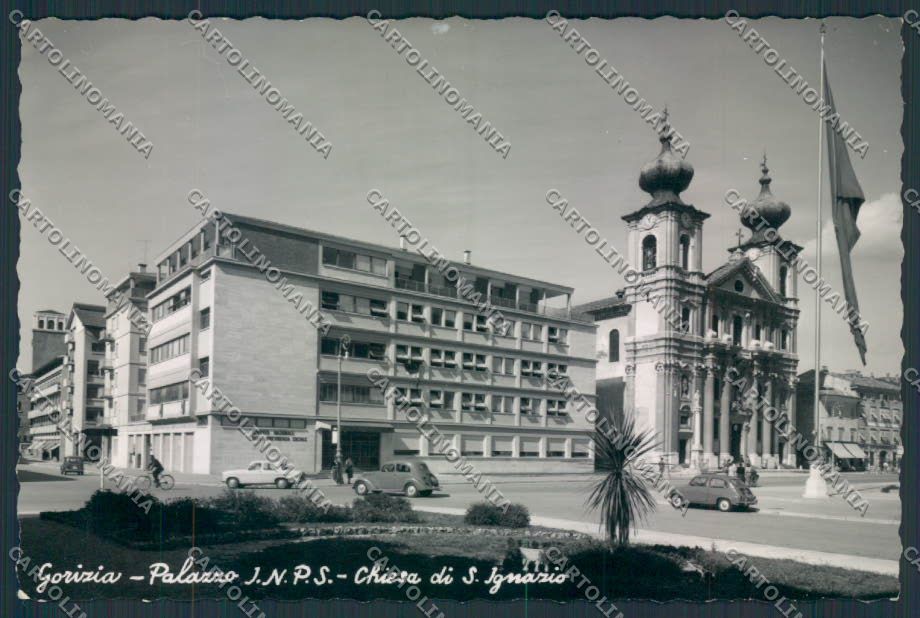 Gorizia città INPS foto FG cartolina MV9179 – fronte