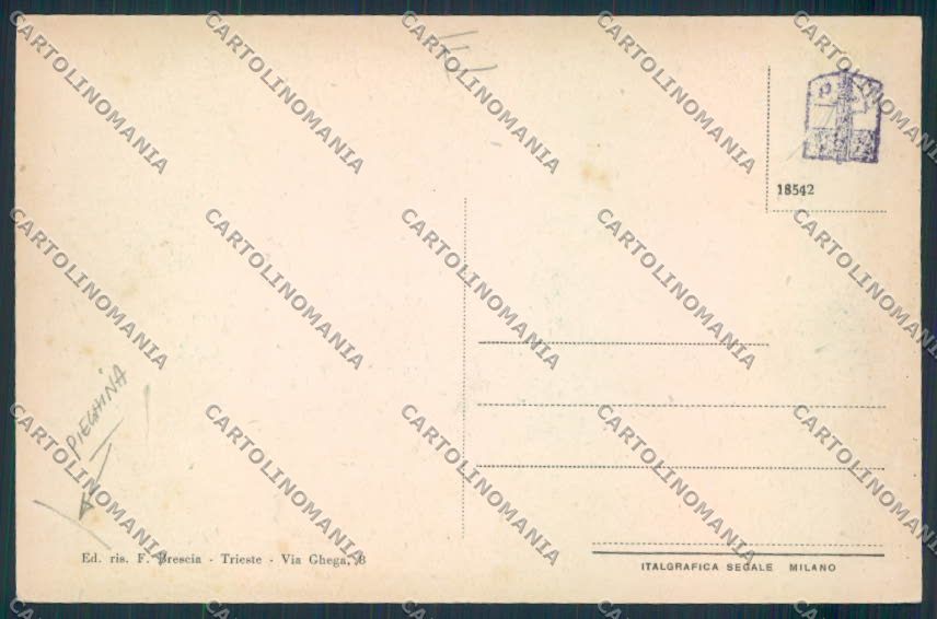 Gorizia Monfalcone PIEGHINA cartolina MV9196 – retro