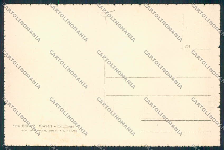 Gorizia Cormons cartolina MV9207 – retro