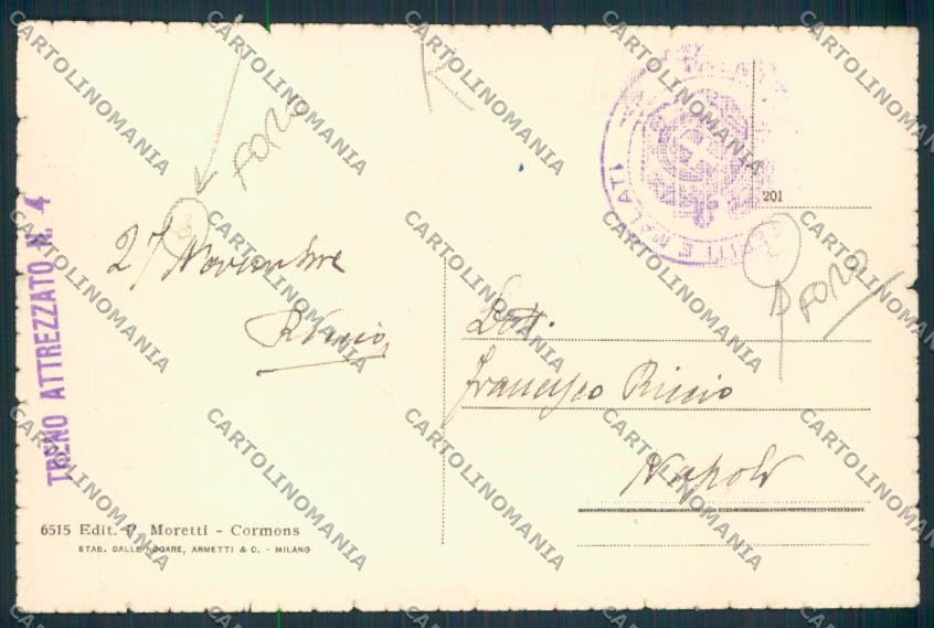 Gorizia Cormons FORI cartolina MV9233 – retro
