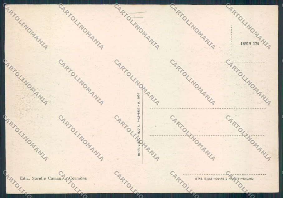 Gorizia Cormons FG cartolina MV9253 – retro