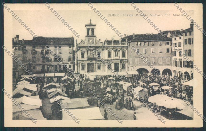 Udine Città Mercato cartolina MV9364 – fronte