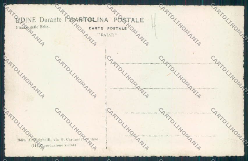 Udine Città foto cartolina MV9371 – retro