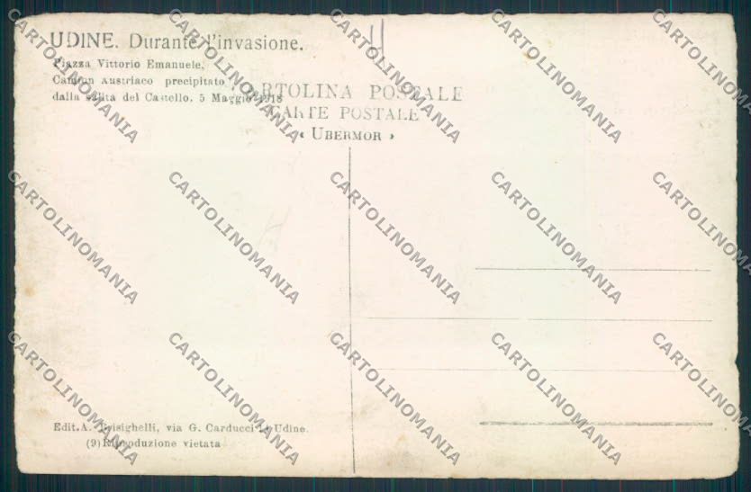 Udine Città foto cartolina MV9379 – retro