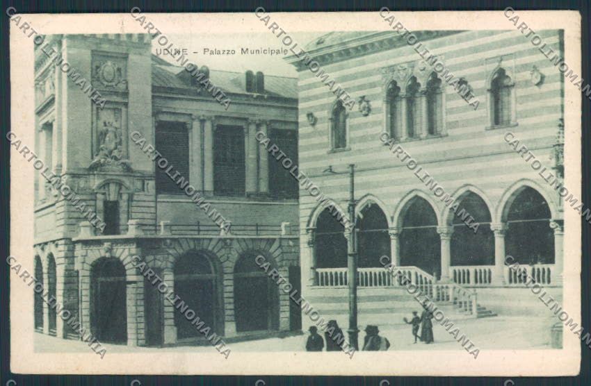 Udine Città PIEGHINA cartolina MV9430 – fronte