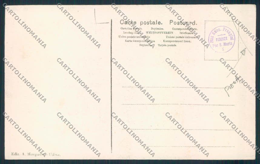 Udine Città PIEGHINA cartolina MV9434 – retro
