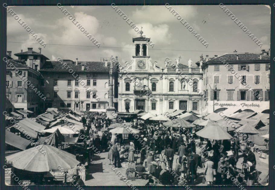 Udine Città Mercato foto FG cartolina MV9442 – fronte