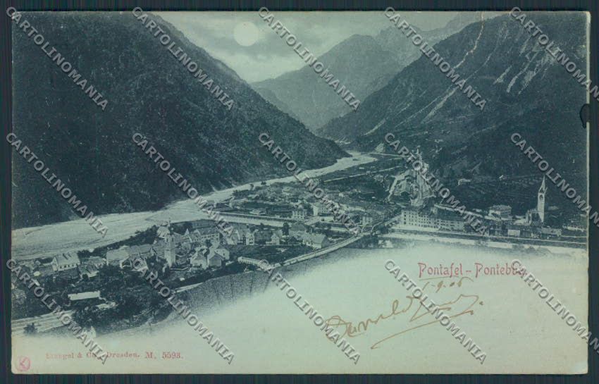 Udine Pontebba STRAPPO cartolina MV9480 – fronte