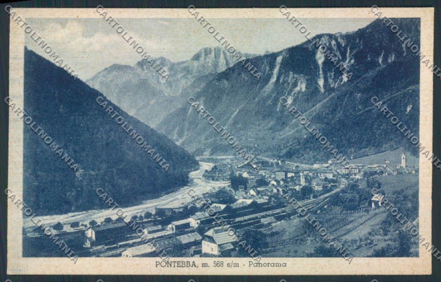 Udine Pontebba cartolina MV9482 – fronte