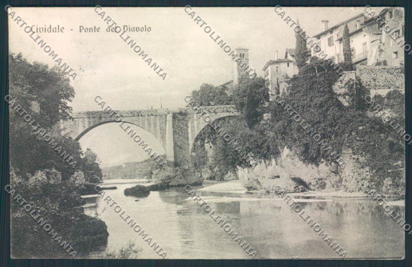 Udine Cividale RIFILATA cartolina MV9487 – fronte
