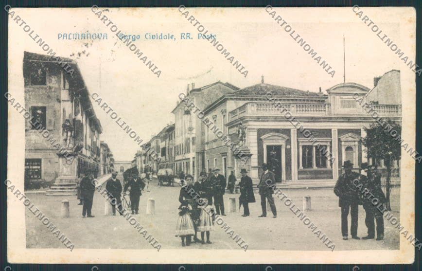 Udine Palmanova Poste PIEGHINA cartolina MV9517 – fronte