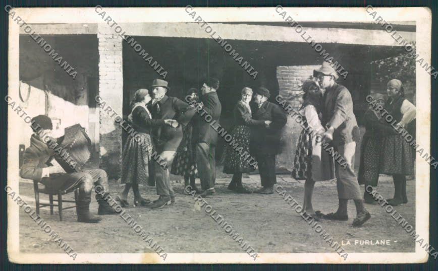 Udine Carnia Costumi PIEGHINE foto cartolina MV9537 – fronte