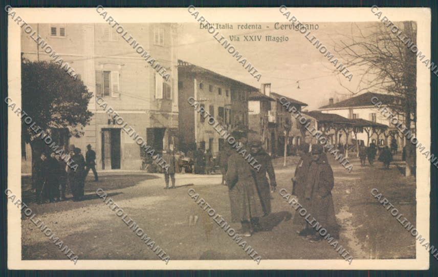 Udine Cervignano cartolina MV9552 – fronte