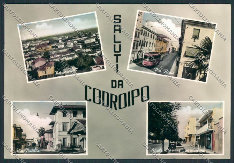 Udine Codroipo foto FG cartolina MV9559 – fronte