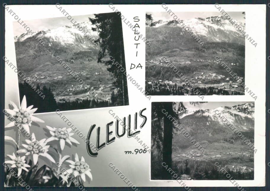 Udine Cleulis PIEGHINA STRAPPINO foto FG cartolina MV9561 – fronte