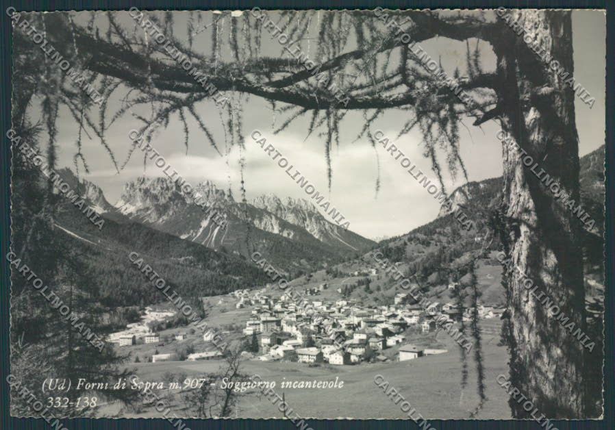 Udine Forni di Sopra STRAPPINO foto FG cartolina MV9570 – fronte