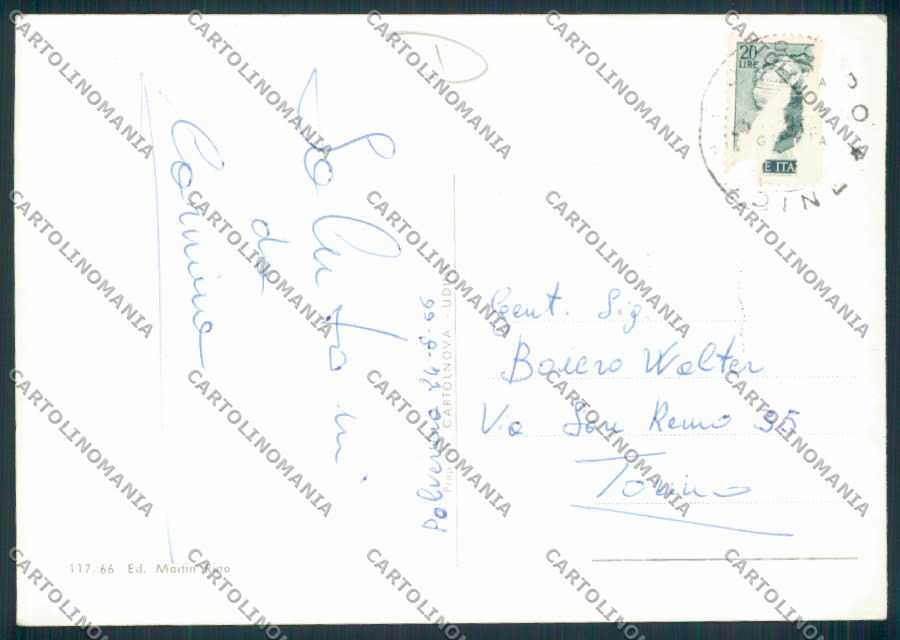 Udine Codroipo Saluti da foto FG cartolina MV9575 – retro