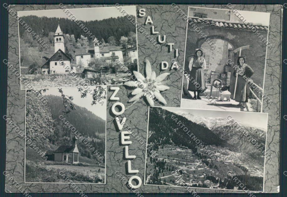 Udine Zovello Saluti da foto FG cartolina MV9580 – fronte