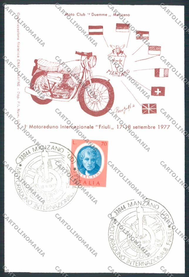 Udine Manzano Motociclismo FG cartolina MV9588 – fronte